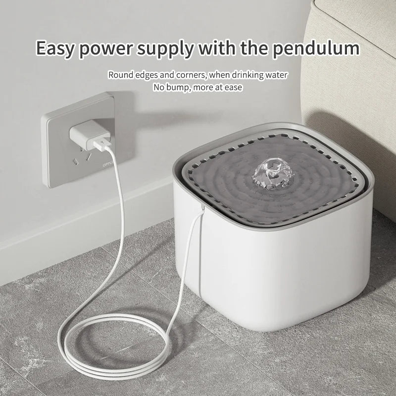 Fontaine à eau USB 3L pour animaux de compagnie l AXIZIOZ