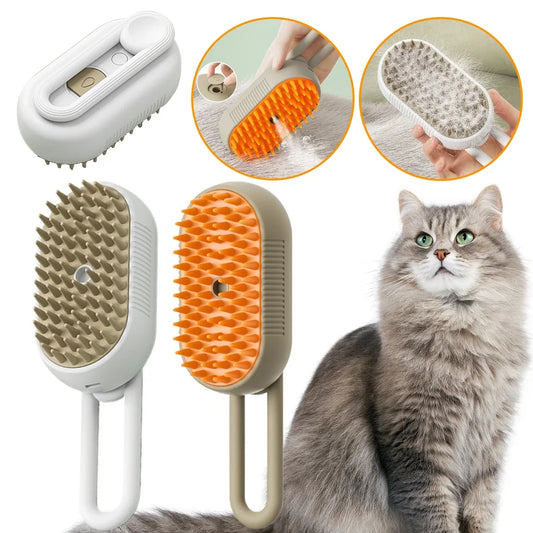 Pet Steam hair Brush l AXOIZ
