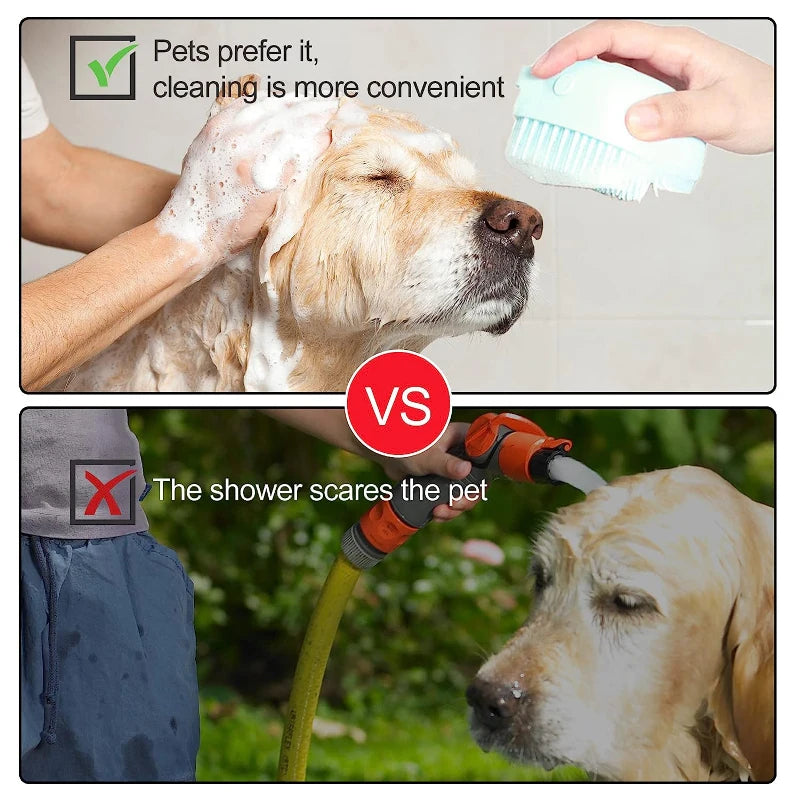 Pet shampoo brush l AXOIZ