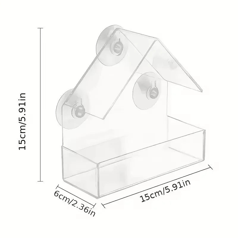 Transparent Bird Feeder | AXOIZ