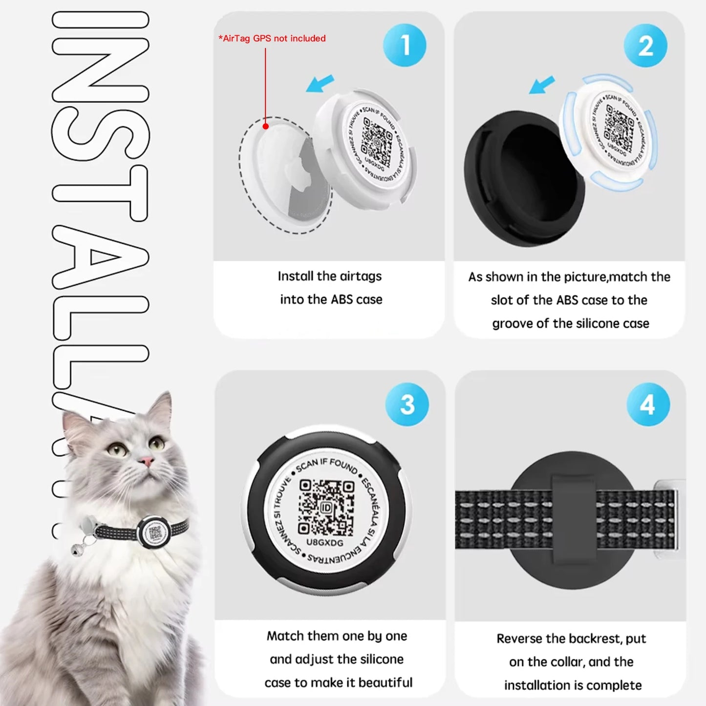 GPS Tracker Cat Collar l AXOIZ
