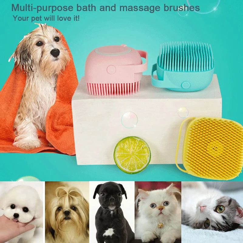 Pet shampoo brush l AXOIZ