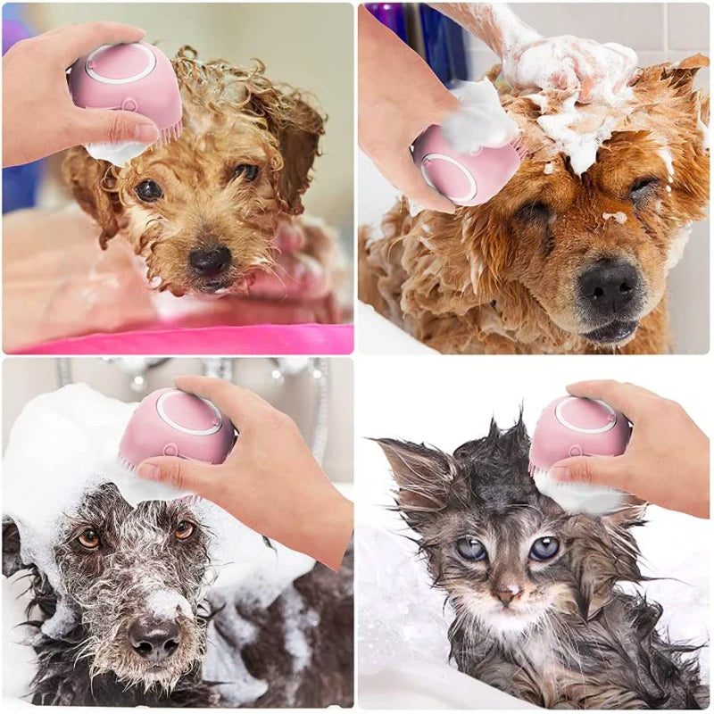 Pet shampoo brush l AXOIZ