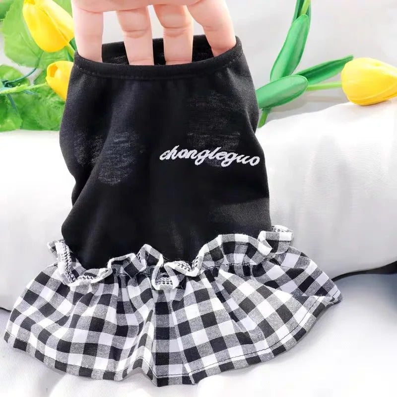 Strawberry Print Pet Dog Dress | AXOIZ