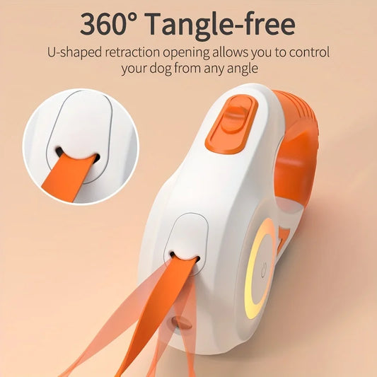 Retractable Dog Leash with Flashlight l AXOIZ