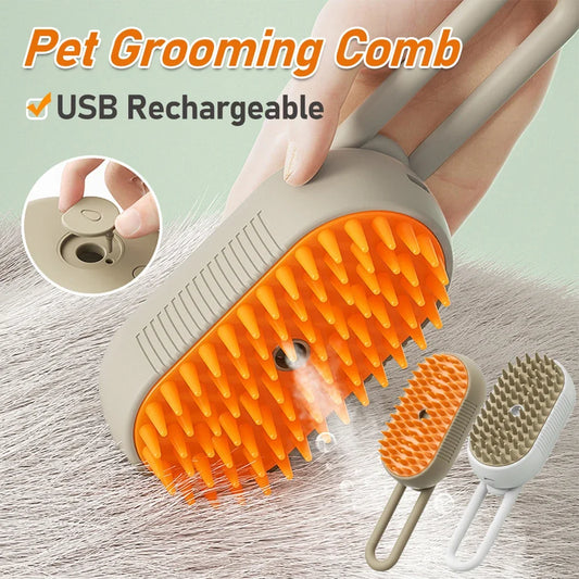 Pet Steam hair Brush l AXOIZ