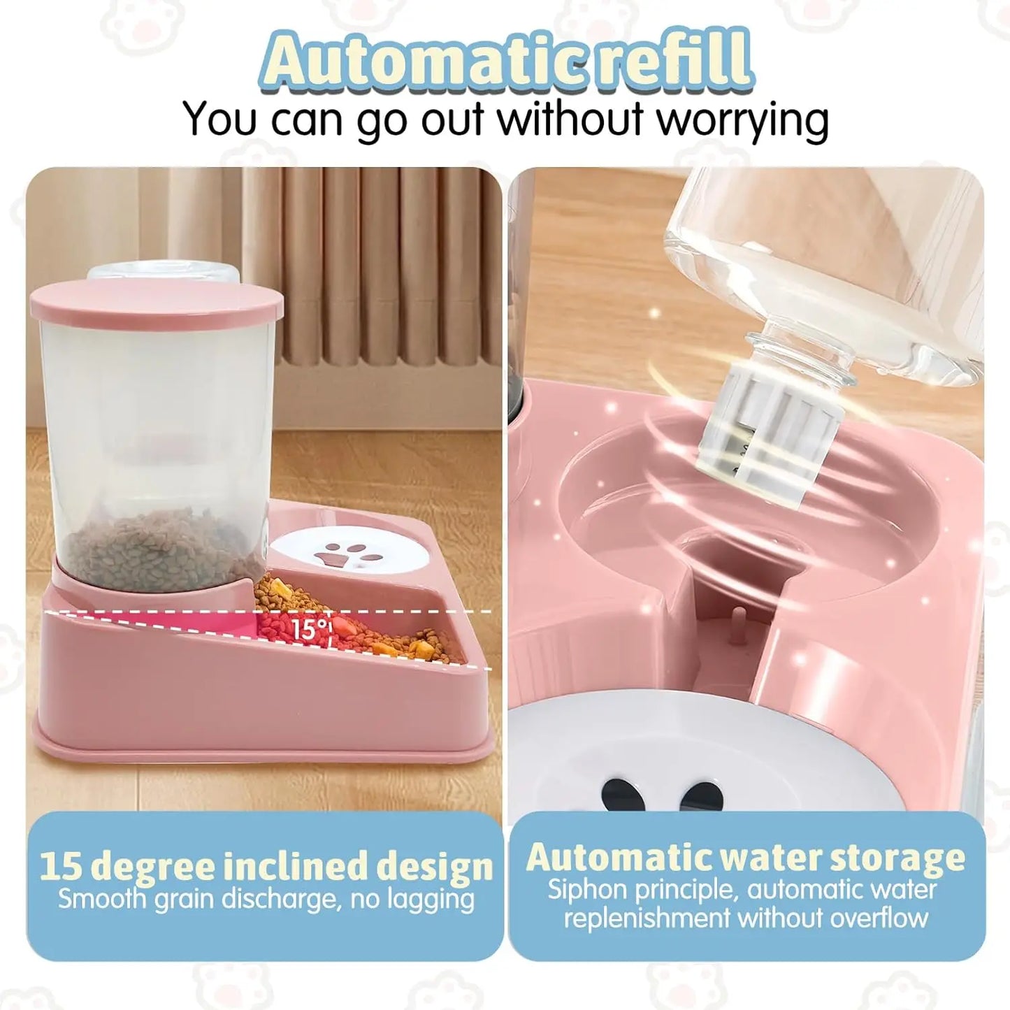 Distributeur automatique d'eau et de nourriture pour animaux | AXOIZ