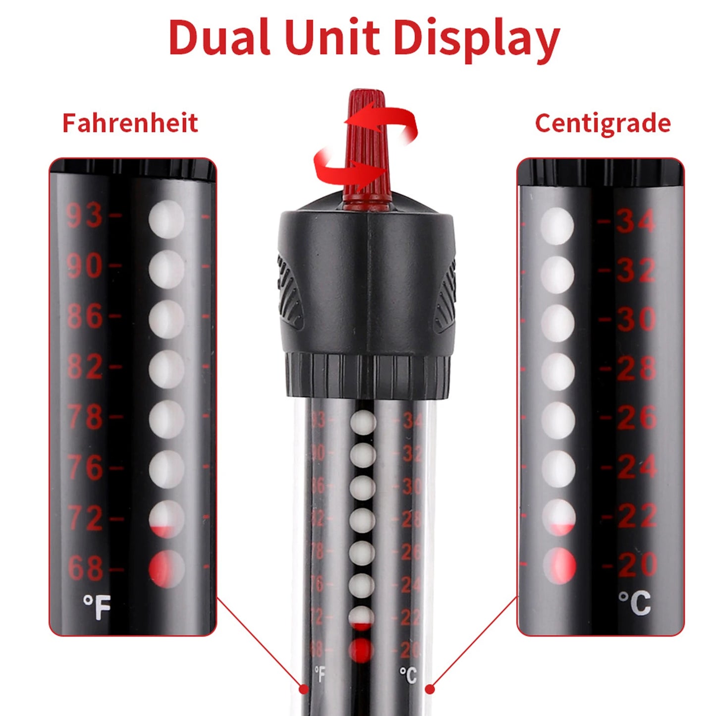 Aquarium Fish Tank Heater 25W 30L/50W 60L l AXOIZ